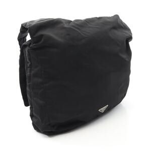 Prada nylon shoulder black bag Tessuto